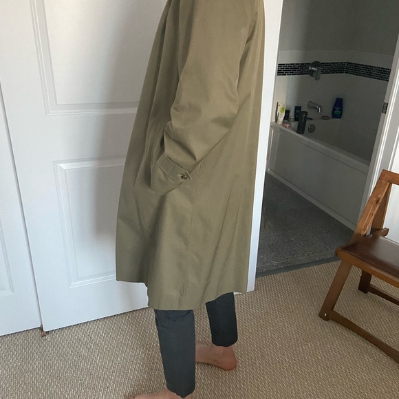 Mens Burberry Trench-coat Size L - Olive Green - Picture 6 of 11